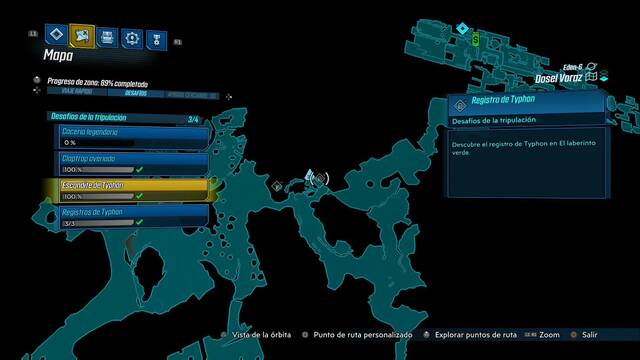 Borderlands 3 - Registros de Typhon y escondites en Eden-6 - Registro #12
