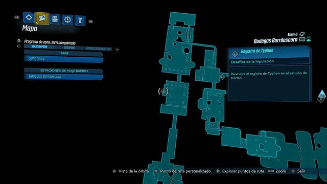 Borderlands 3 - Registros de Typhon y escondites en Eden-6 - Registro #13