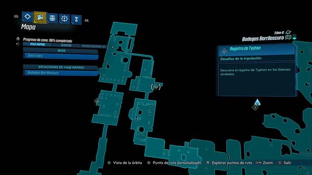 Borderlands 3 - Registros de Typhon y escondites en Eden-6 - Registro #14
