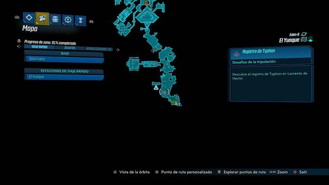 Borderlands 3 - Registros de Typhon y escondites en Eden-6 - Registro #04