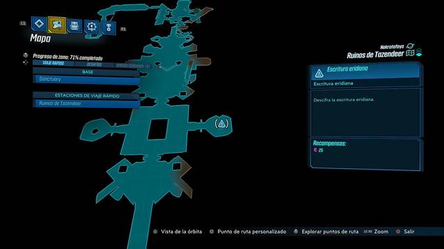 Borderlands 3 - Tablas eridianas en Nekrotafeyo - Convivencia