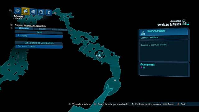 Borderlands 3 - Tablas eridianas en Nekrotafeyo - Cripta
