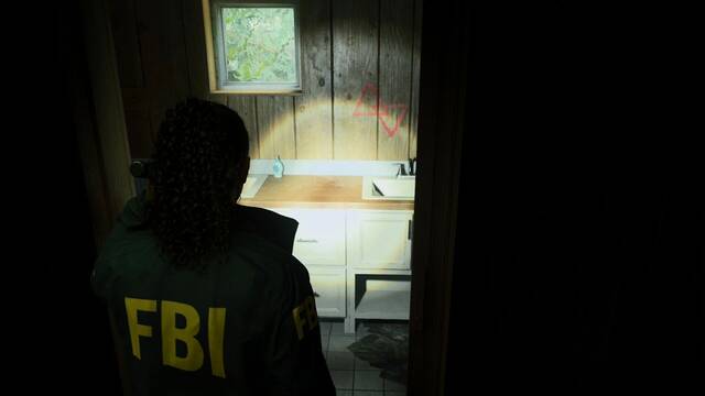Alan Wake 2 - Cofre de la secta de la Escena del crimen - Simbolo del lavabo