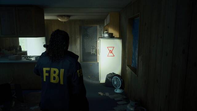 Alan Wake 2 - Cofre de la secta de la Escena del crimen - Simbolo de la nevera