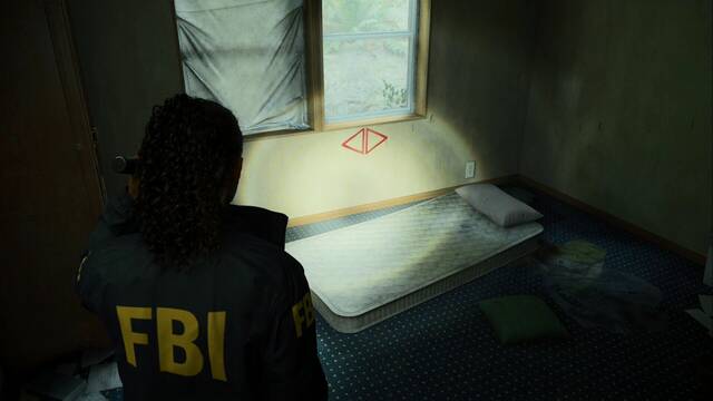 Alan Wake 2 - Cofre de la secta de la Escena del crimen - Simbolo de la cama