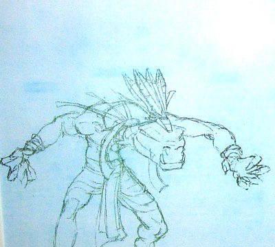 Documentos de una de las primeras versiones de Tomb Raider -