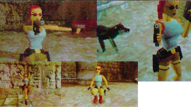 LQPS Tomb Raider - Pantallas de la versión más temprana conocida -
