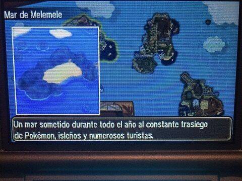 Mapa de Alola - Melemele - Mar de Melemele