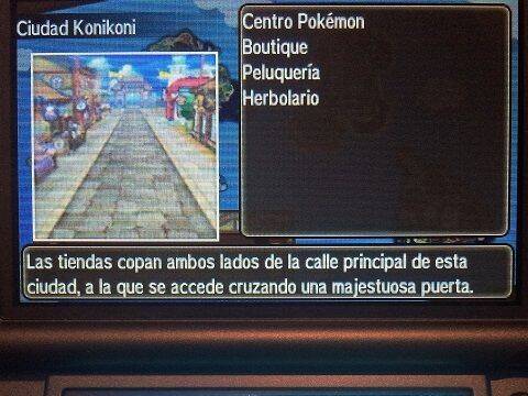 Mapa de Alola - Akala - Ciudad Konikoni