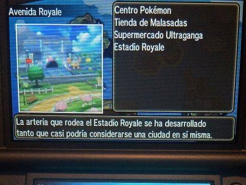 Mapa de Alola - Akala - Avenida Royale