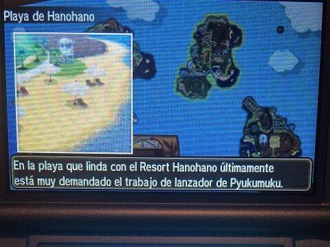 Mapa de Alola - Akala - Playa de Hanohano