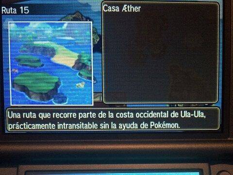 Mapa de Alola - Ula-Ula - Ruta 15