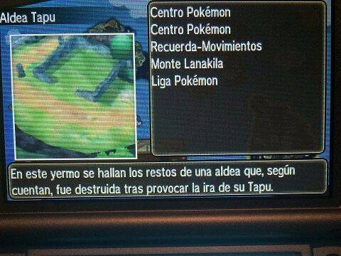 Mapa de Alola - Ula-Ula - Aldea Tapu