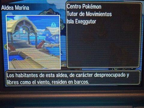 Mapa de Alola - Poni - Aldea Marina