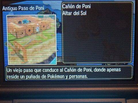 Mapa de Alola - Poni - Antiguo Paso de Poni