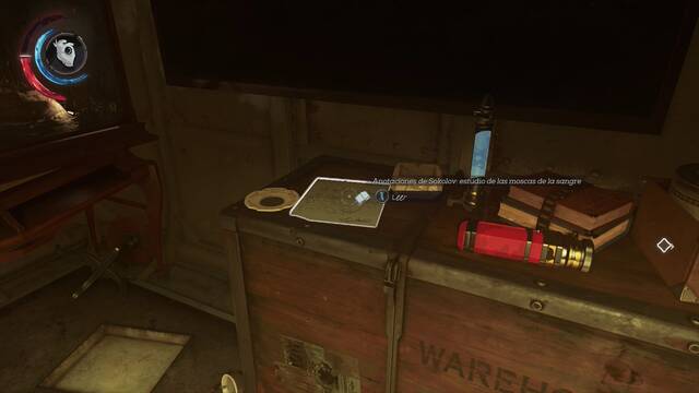 Dishonored 2 Misin 2 - Documento Anotaciones de Sokolov