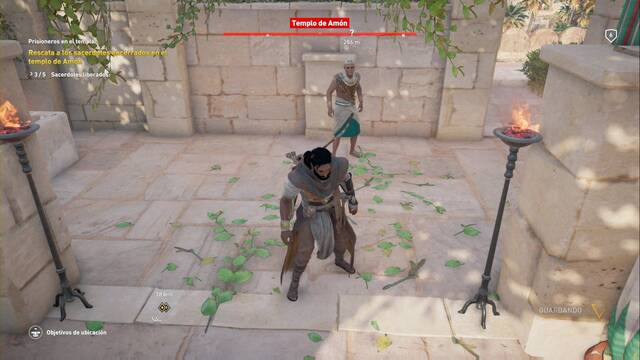 Assassin Creed Origins - Misión Principal El Falso Oráculo - Prisioneros
