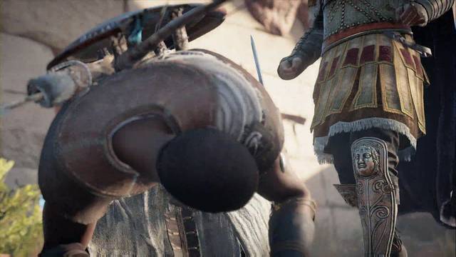 Assassin Creed Origins - El Falso Oráculo - Planta cara a los soldados - No luches, no puedes derrotarlos