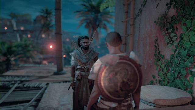 Assassin Creed Origins - Que Amn camine contigo - Bayek se despide de Hepzefa