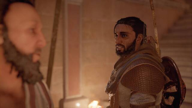 Assassin Creed Origins - Aya - Renete con Aya en la biblioteca  Sigue a Fano - Bayek se encuentra con alguien extrao