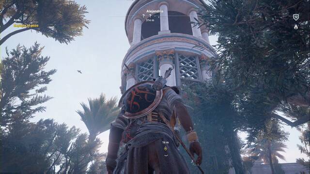 Assassin Creed Origins - Aya - Renete con Aya en la biblioteca  Sigue a Fano - Aya se oculta aqu