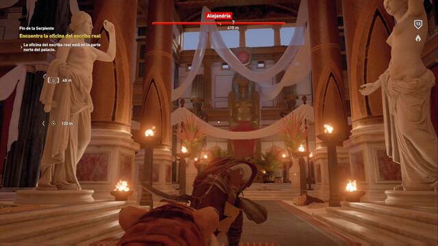Assassin Creed Origins - Aya - Fin de la serpiente - No olvides recoger tesoros