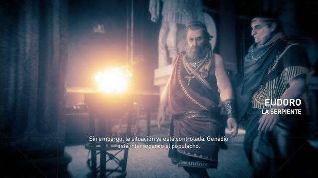 Assassin Creed Origins - Aya - Fin de la serpiente - Eudoro, la Serpiente