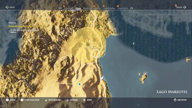 Assassin Creed Origins - Misión secundaria: Herencia - La villa de los soldados