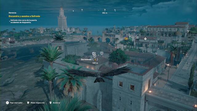 Assassin Creed Origins - Misión secundaria: Herencia - Escondite de Sofronio