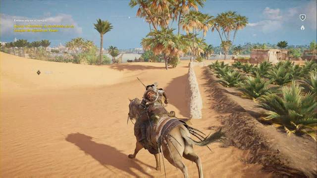 Assassin Creed Origins - Misin secundaria: Emboscada en el templo - La misin te lleva a otra regin