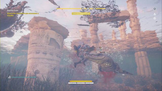 Assassin Creed Origins - Misión secundaria: Impuesto oculto - Cuidado con los cocodrilos