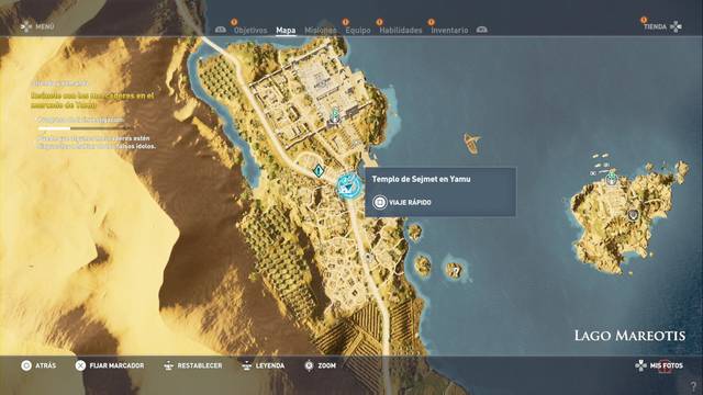 Assassin Creed Origins - Misión secundaria: Ofrenda y demanda - El mercado