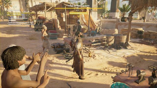 Assassin Creed Origins - Misión secundaria: Ofrenda y demanda - Busca este símbolo