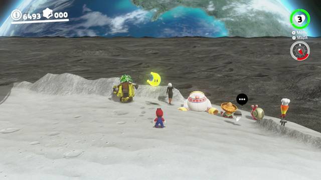 Super Mario Odyssey - Pistas arísticas - Reino sombrero - Energiluna 17