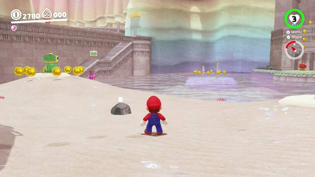 Super Mario Odyssey - Pistas arísticas - Reino del Lago - Pista artística