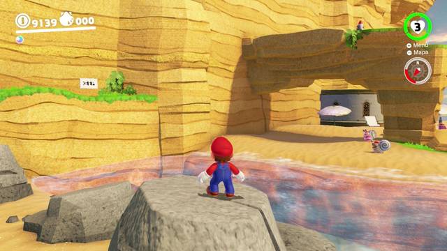 Super Mario Odyssey - Pistas arísticas - Reino Ribereño - Pista artística