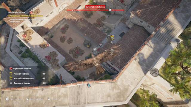 Assassin Creed Origins - Misin secundaria: Que Serapis nos una - Hay bastantes enemigos