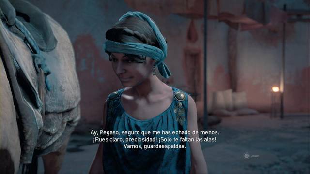Assassin Creed Origins - Misin secundaria: El ltimo guardaespaldas - La chica es un autntico incordio