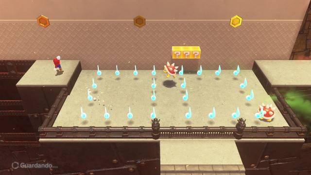 Super Mario Odyssey - Reino de Bowser - Energiluna 18 - Notas musicales