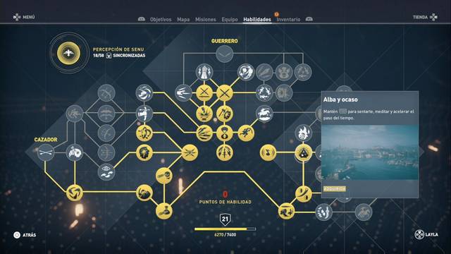 Assassin Creed Origins - El medjay de Egipto - Alba y ocaso