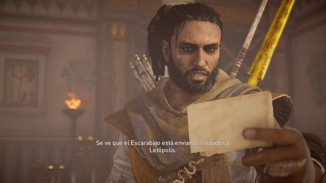 Assassin Creed Origins - La mordedura del Escarabajo - Nuestro siguiente destino, Letópolis