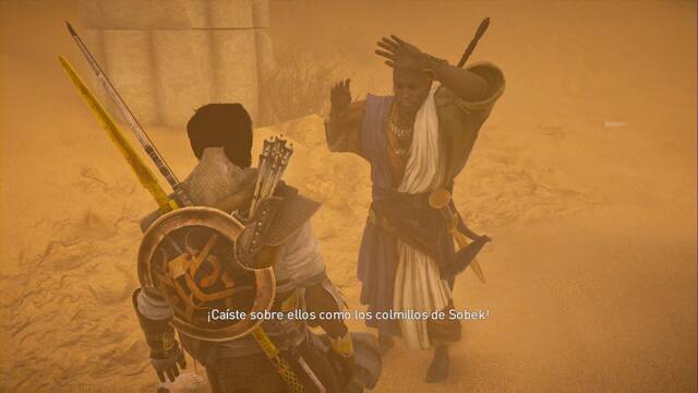 Assassin Creed Origins - Las mentiras del Escarabajo - Taharqa quiere venganza
