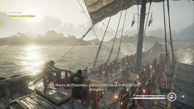 Assassin Creed Origins - Pompeyo Magno - Se acercan enemigos
