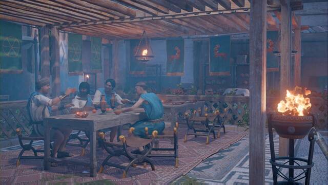 Assassin Creed Origins - Misión secundaria: Los viejos tiempos - Amigotes del bar