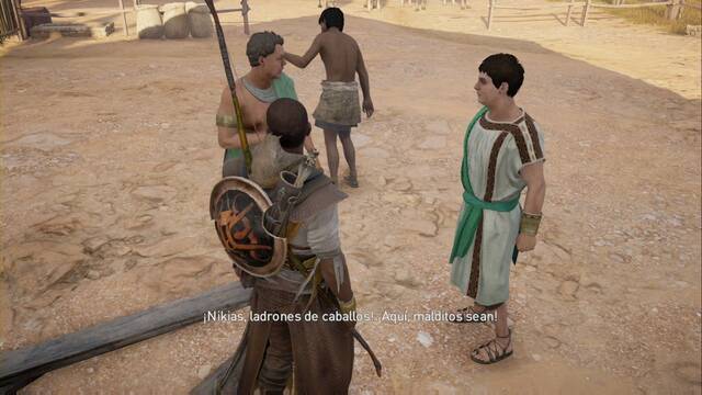 Assassin Creed Origins - Misión secundaria: Carrera salvaje - Ladrones de caballos