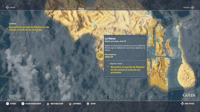 Assassin Creed Origins - La Hiena - Guarida de la Hiena