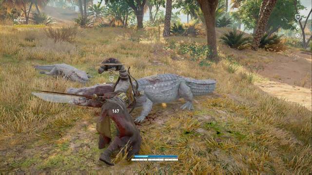 Assassin Creed Origins - Misión secundaria: Piel dura - Cocodrilos