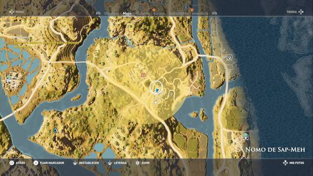 Assassin Creed Origins - Misión secundaria: En protesta - Ubicación