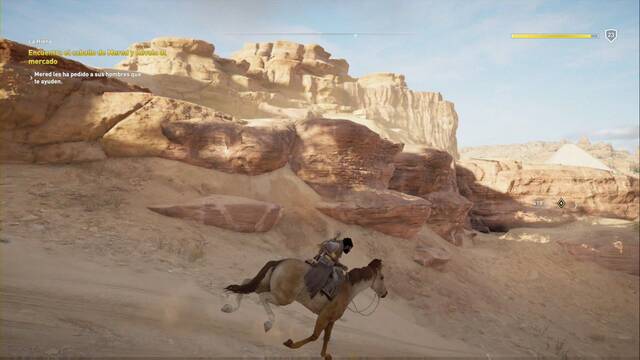 Assassin Creed Origins - La Hiena - Vuelve con el caballo de Mered