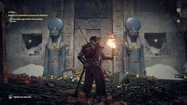 Assassin Creed Origins - La Hiena - Rompe los paneles para avanzar